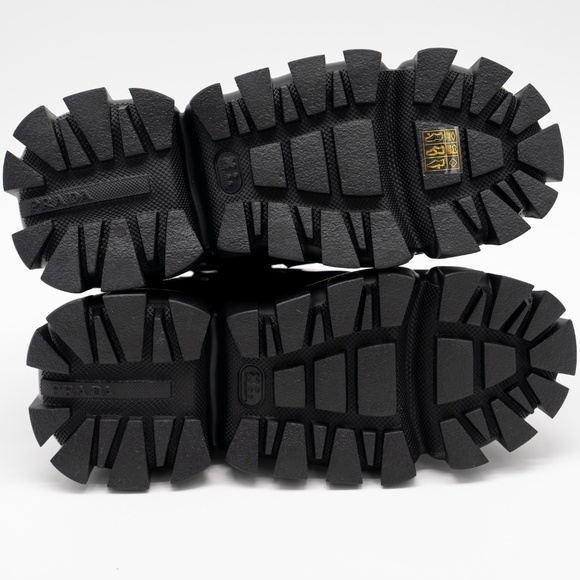 size 41eu 11 US Prada Cloudbust Thunder Mid Top Sneakers Black Wedge - Picture 6 of 12